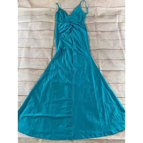 Fashion Nova Women's Blue Mermaid Maxi Dress - XL - Picture 8 of 10